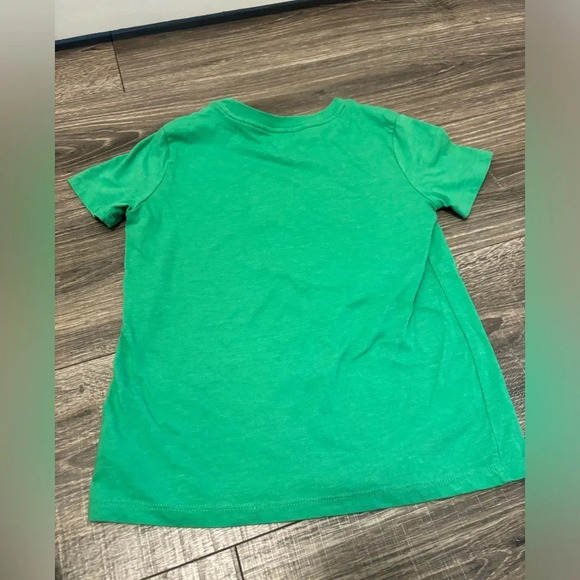 Cat & Jack Youth Boys' Bright Green T-Rex Short Sleeved T-Shirt Size Small 6-7 - Picture 3 of 3